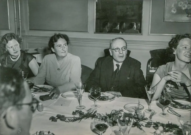 Docteraat diner Ankie juni 1952 opgeleverd