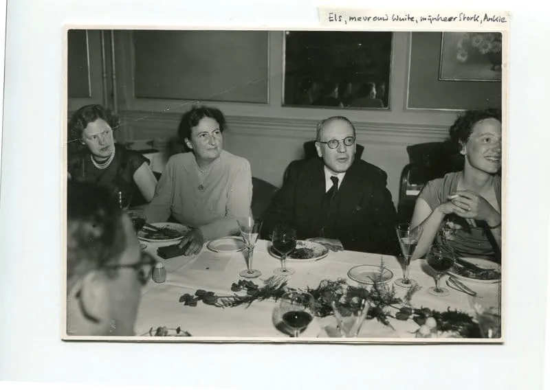 Docteraat diner Ankie juni 1952 originele scan