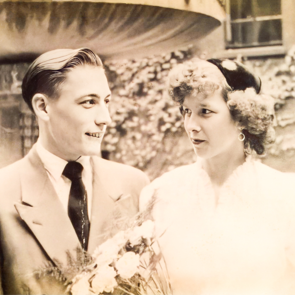 Trouwfoto Escabache hersteld